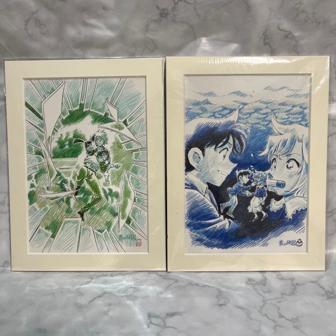 名探偵コナン 黒鉄の魚影 複製原画 レザーポスター