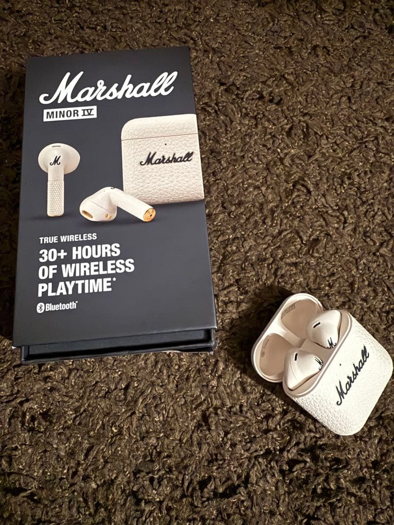 Marshall Minor IV ワイヤレスイヤホン ホワイト