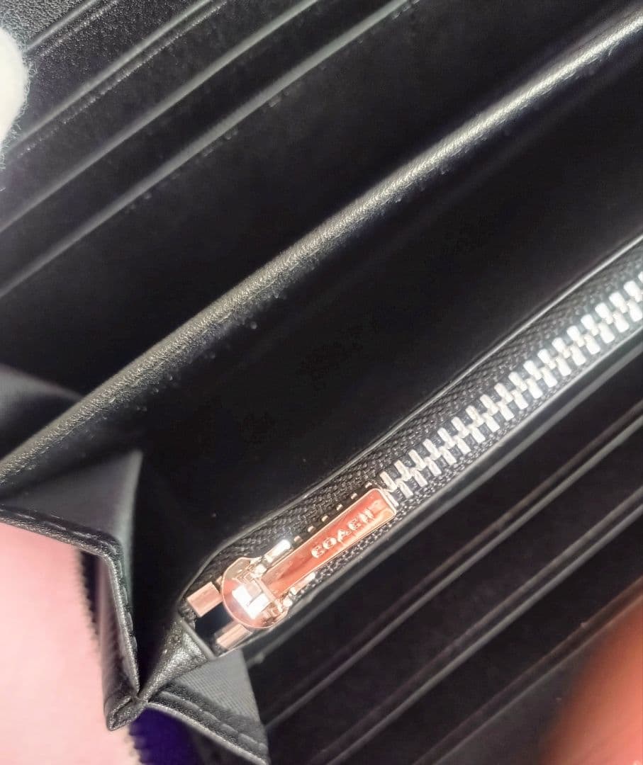 ✿新品未使用❀COACH 長財布パープル★　　　★アウトレットC4452★