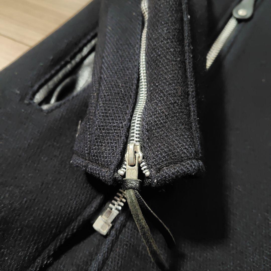 ひ*ろ様 Schott ピーコート サイズ18 黒 ウール