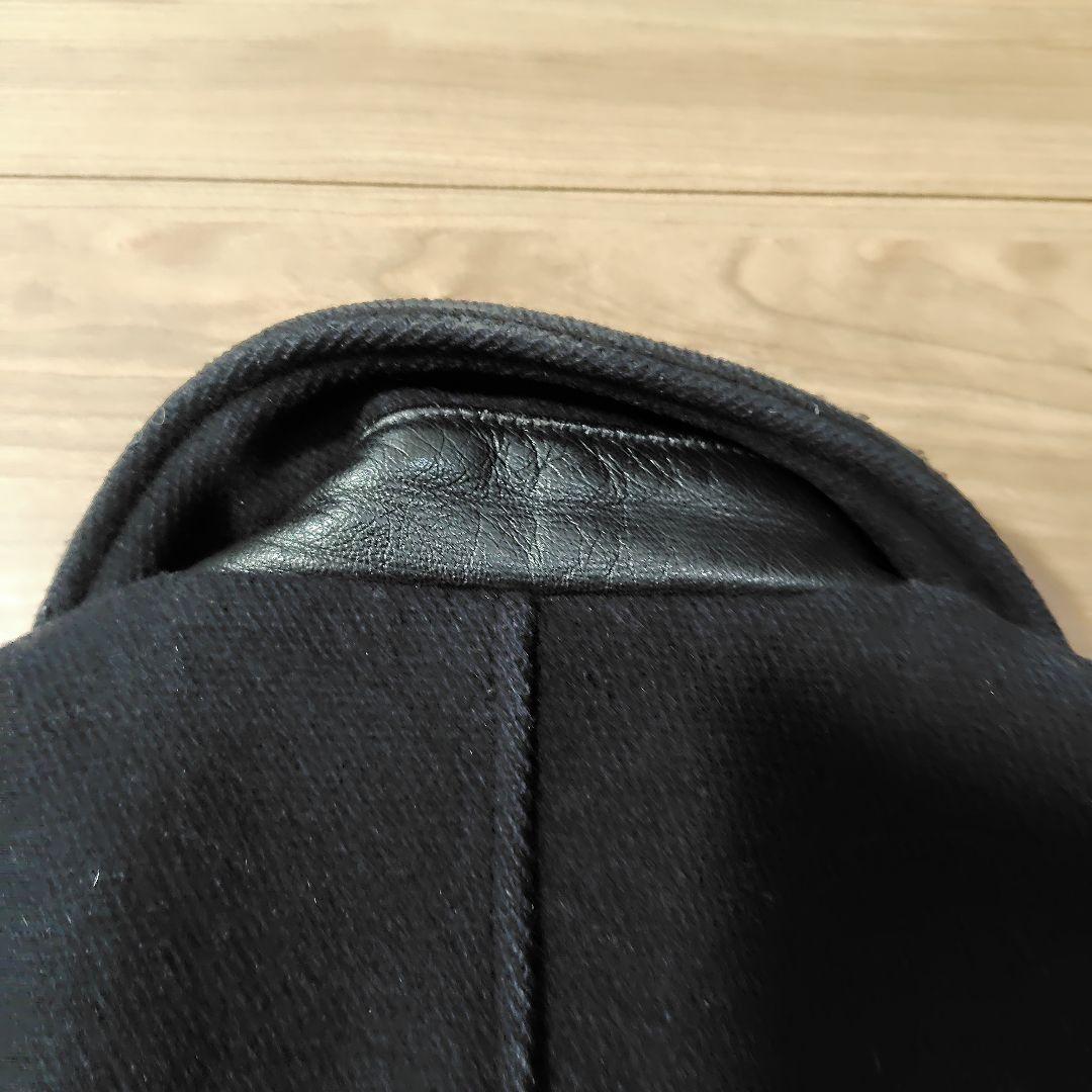 ひ*ろ様 Schott ピーコート サイズ18 黒 ウール