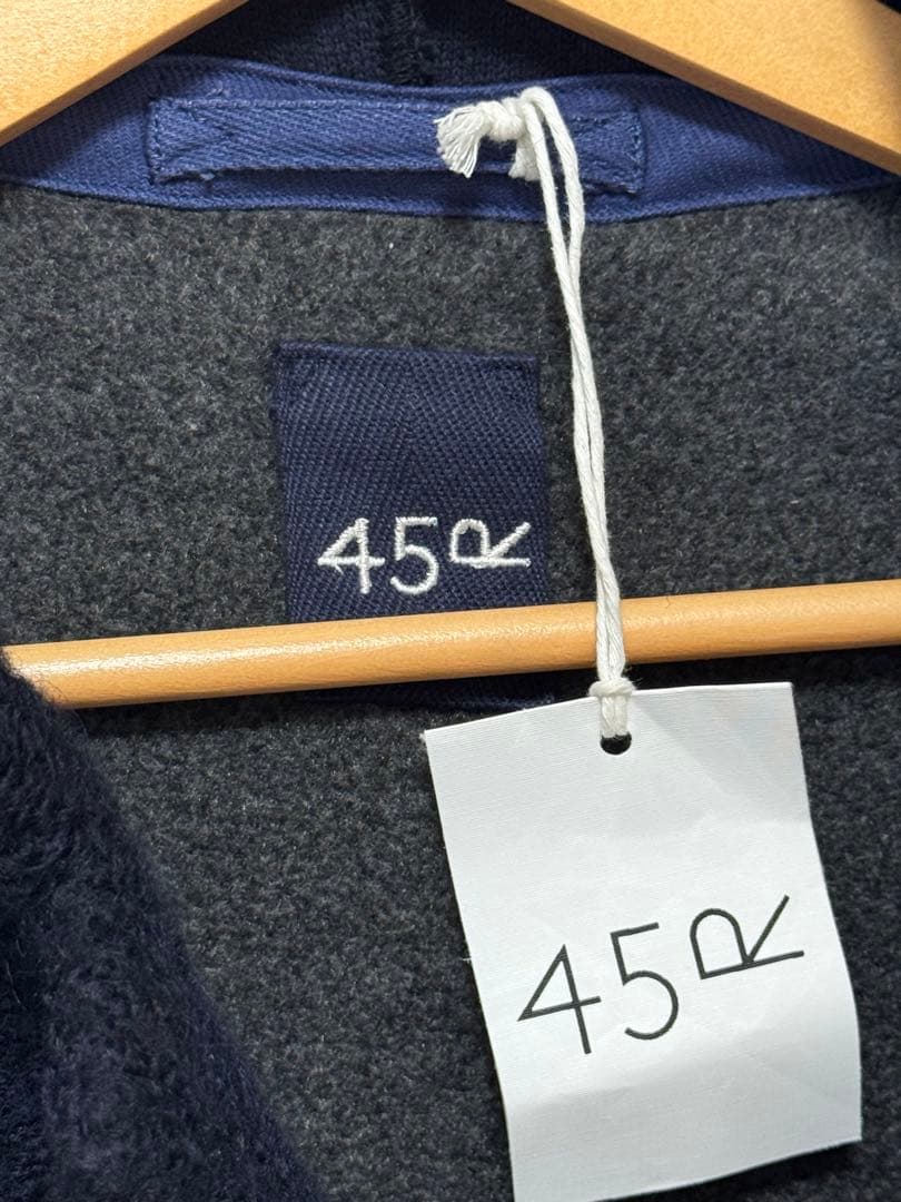 45Rムートン裏毛のフードコート