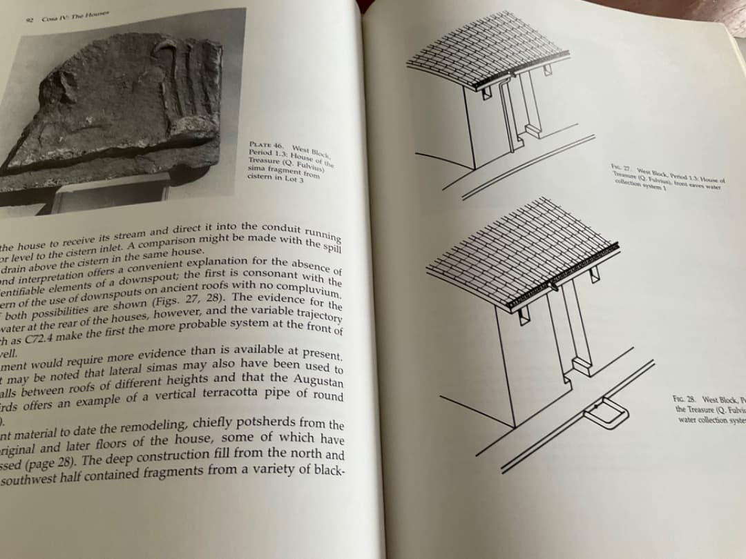大型本　ローマ時代のCasa 家屋に関する専門書　英文　詳細は説明ご覧ください