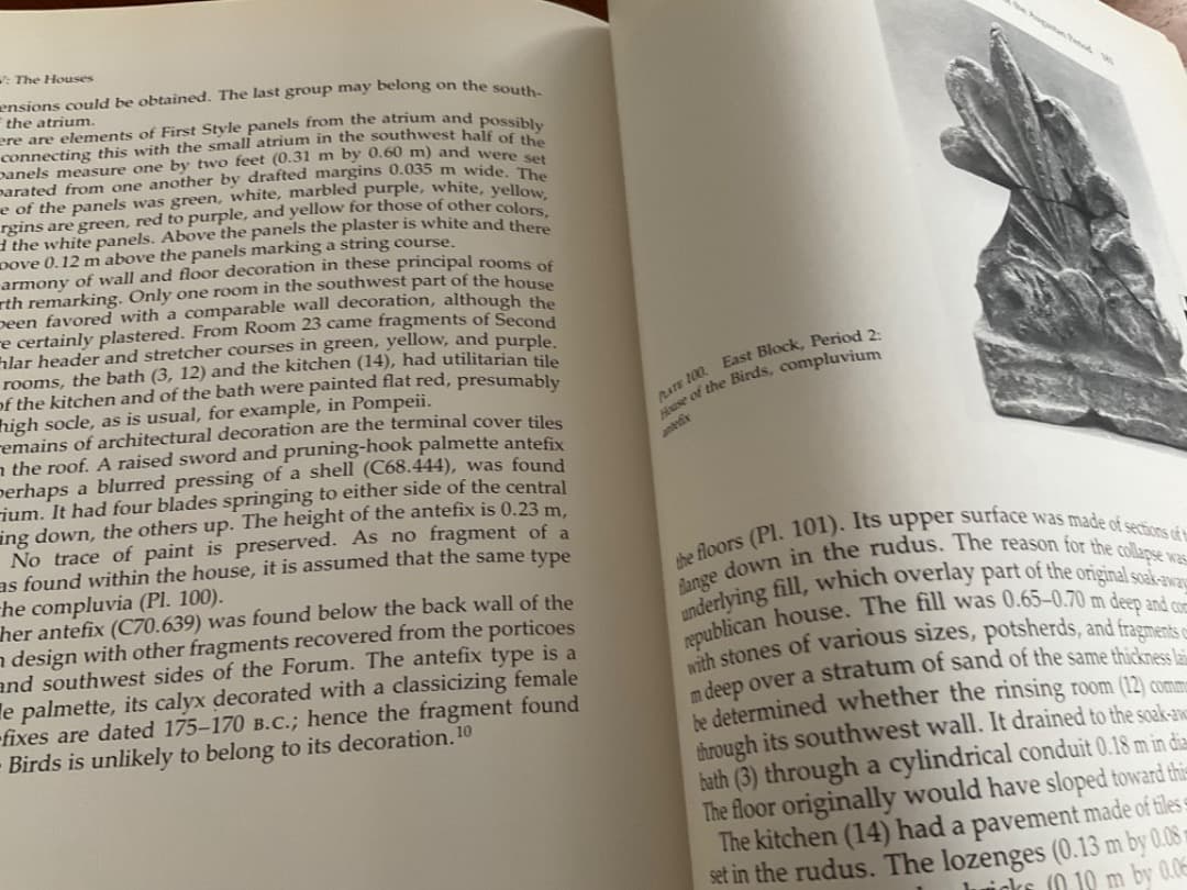 大型本　ローマ時代のCasa 家屋に関する専門書　英文　詳細は説明ご覧ください