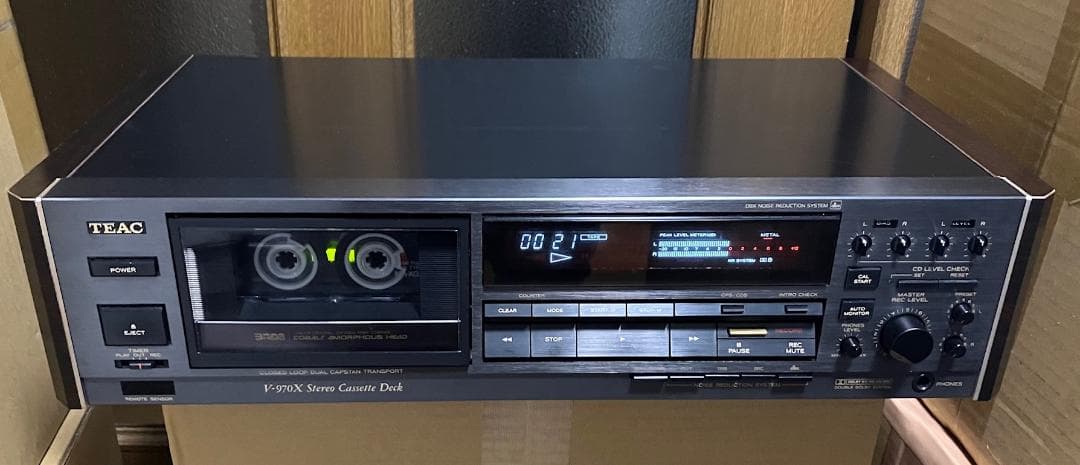 【定価109,780円・美品・動作品】TEAC V-970X　カセットデッキ