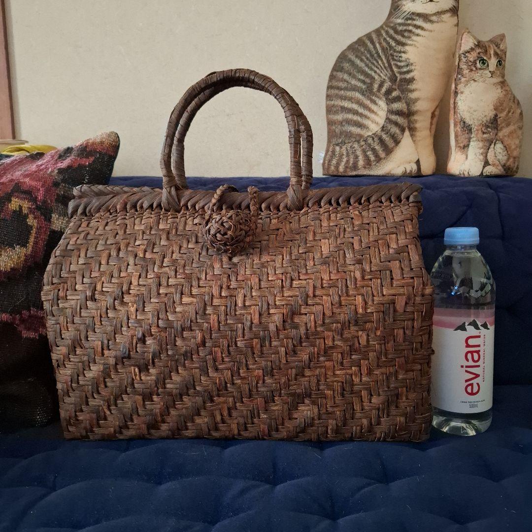 大きい山葡萄 かごバッグ 国産 (山形県産)