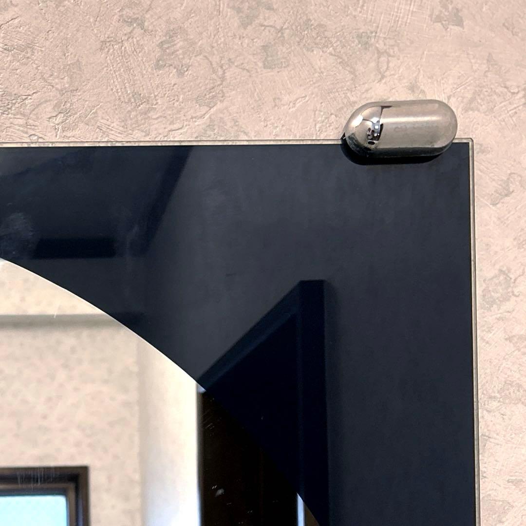 TOTO 耐食鏡　壁掛け鏡　化粧鏡　鏡　ミラー　角形　レトロ　70×70cm