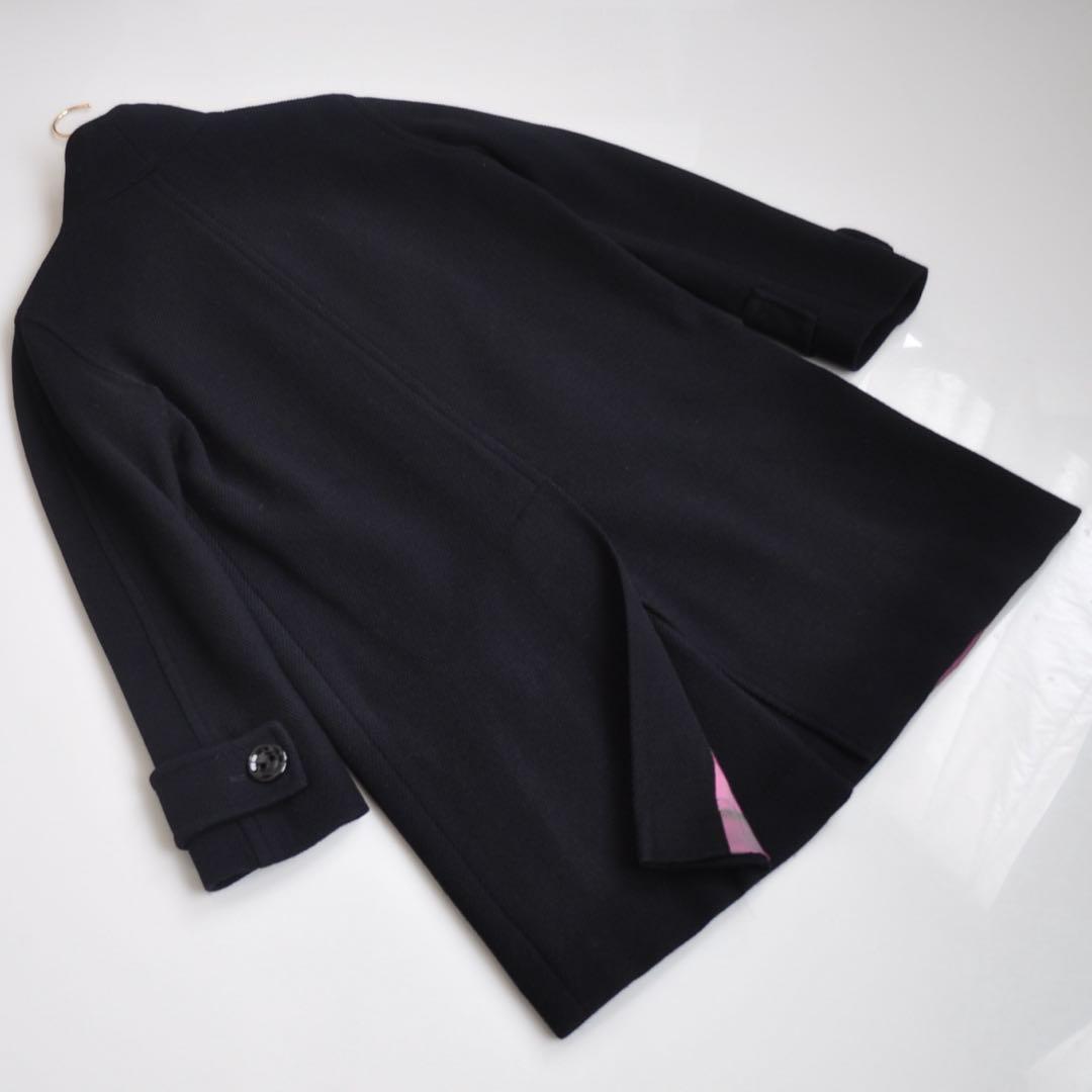 MaxMara STUDIO ♡ スタンドカラーコート 黒