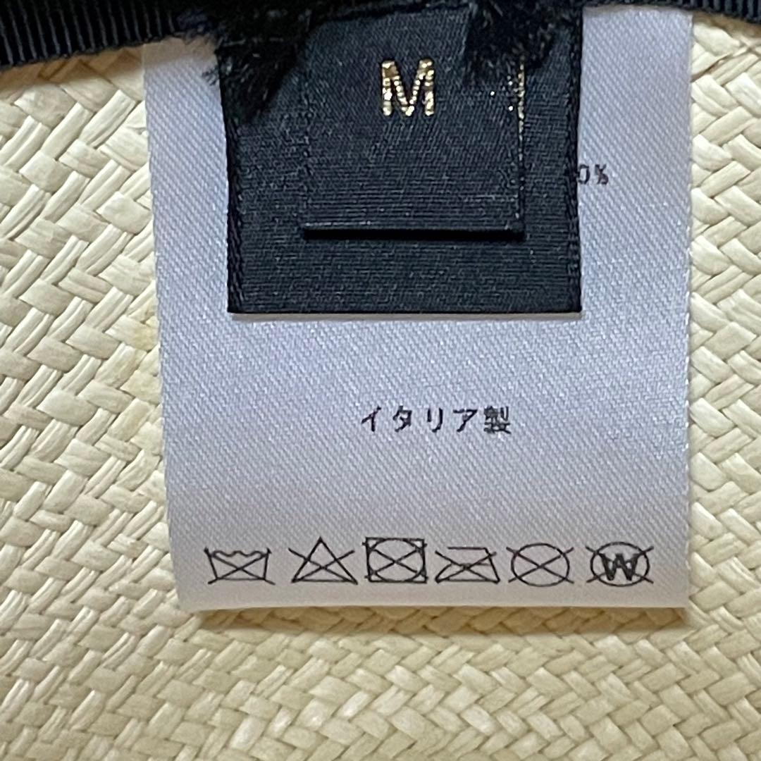 Borsalinoボルサリーノ パナマハット 箱付き　イタリア製　天然草