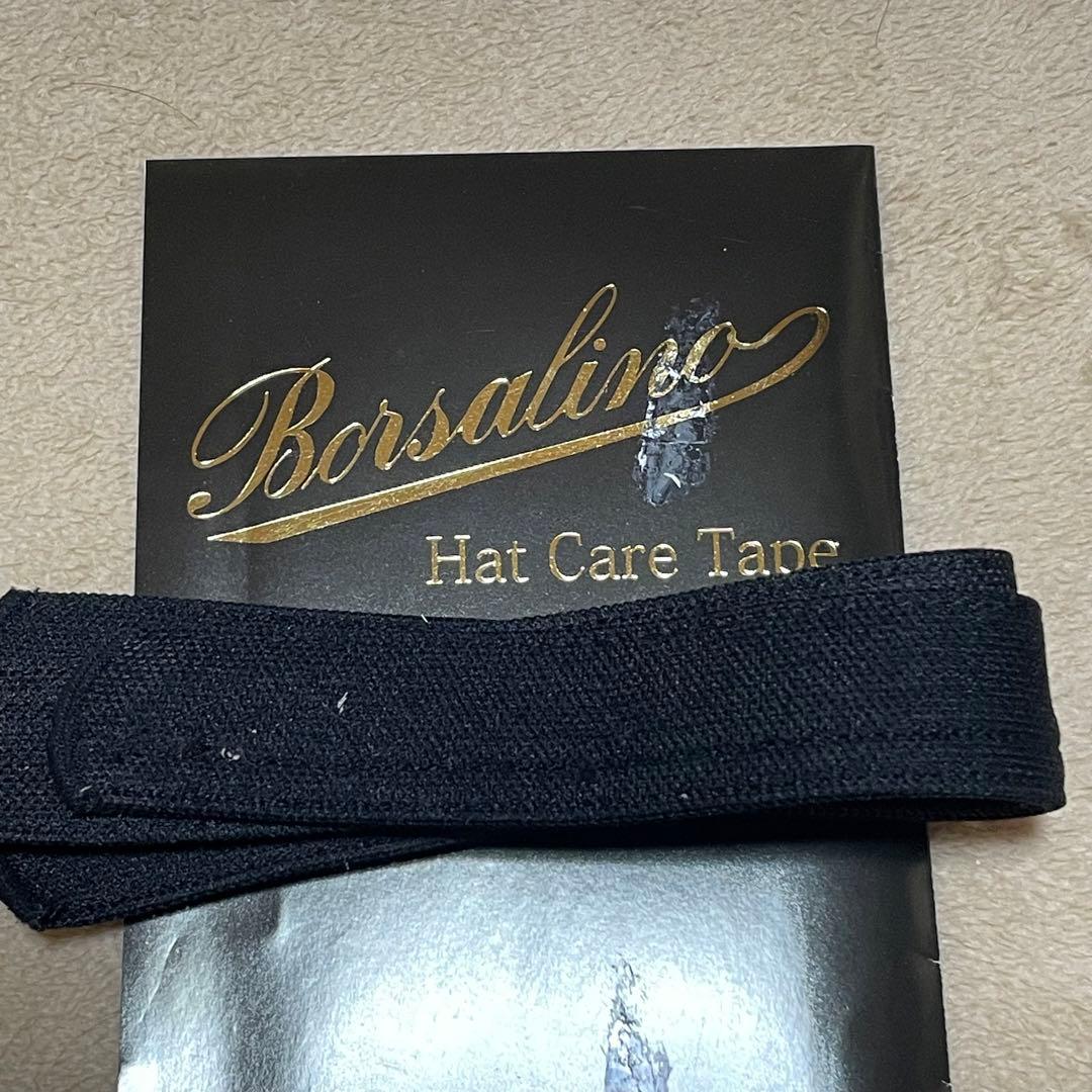Borsalinoボルサリーノ パナマハット 箱付き　イタリア製　天然草