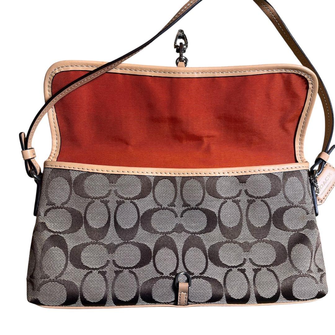 COACH シグネチャー　ワンショルダー　アクセサリーポーチ　バッグ　6348
