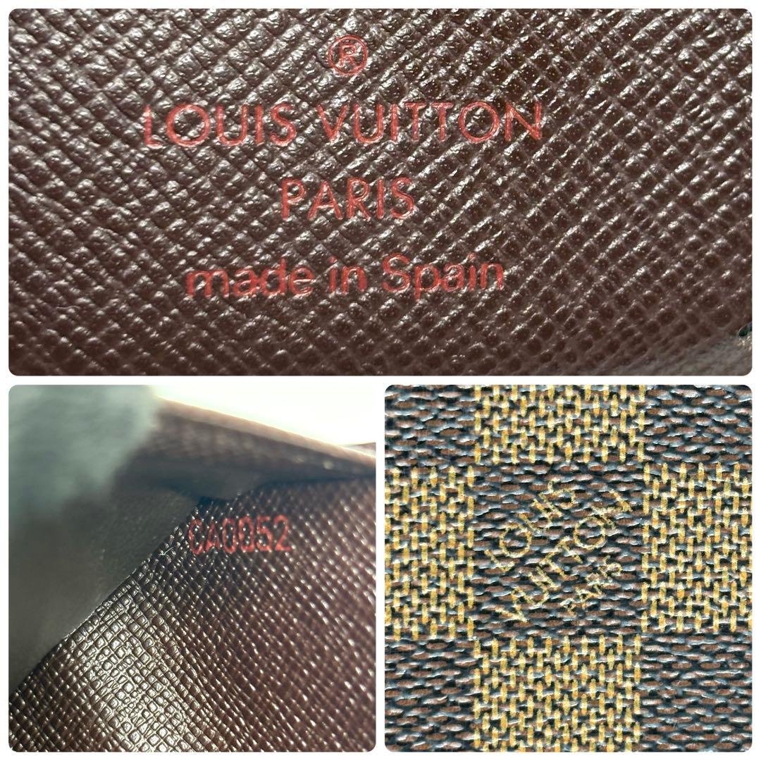 LOUIS VUITTON ルイヴィトン　折り財布　ダミエ