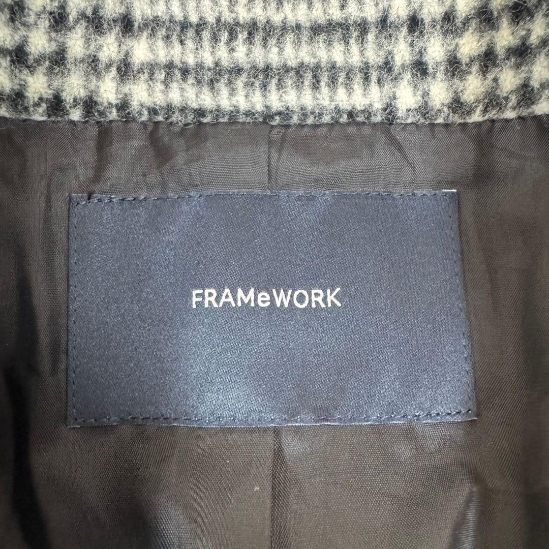 未使用級✨ FRAMeWORK ダブルチェスターコート 36 Sサイズ