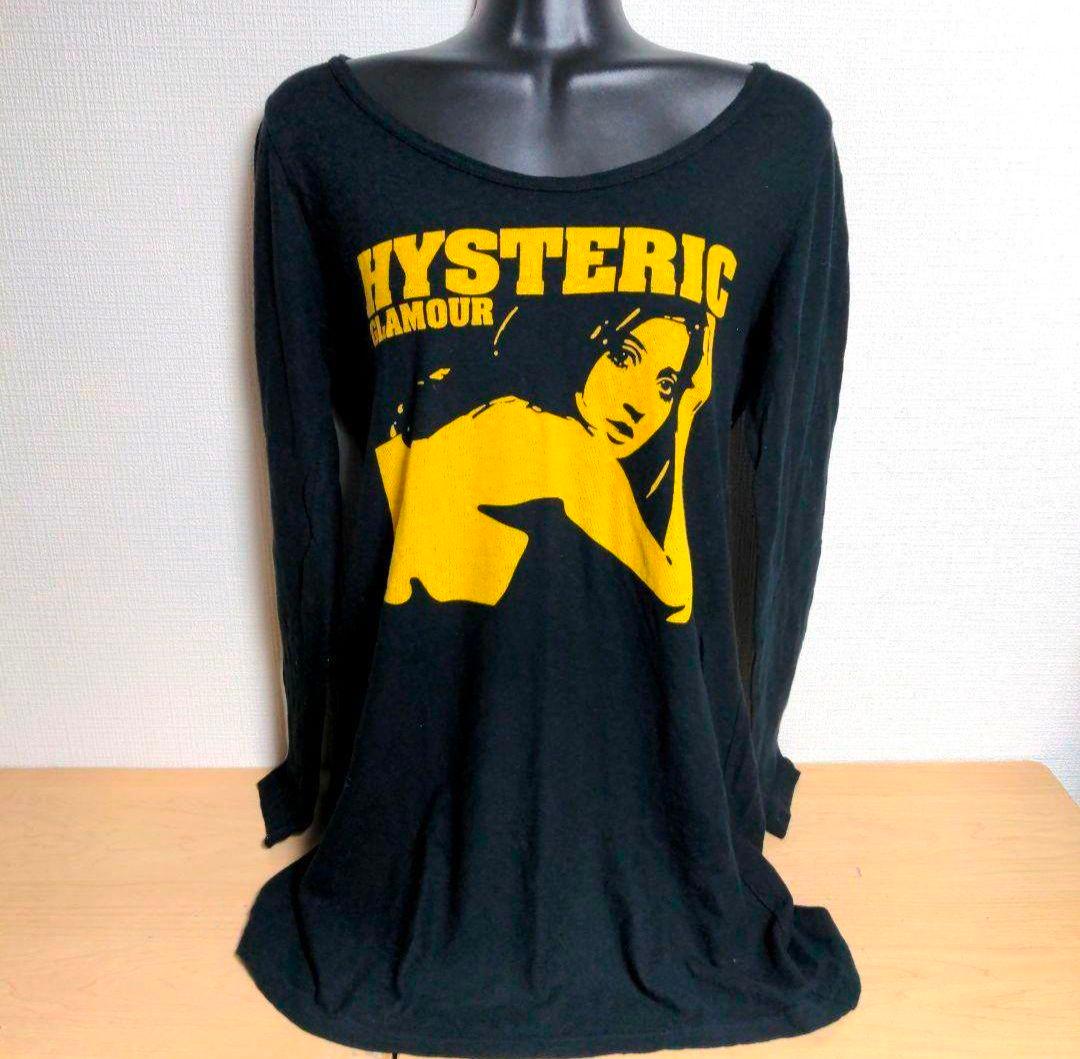 cy32 HYSTERIC GLAMOUR ロンT ロング丈 レディースL相当
