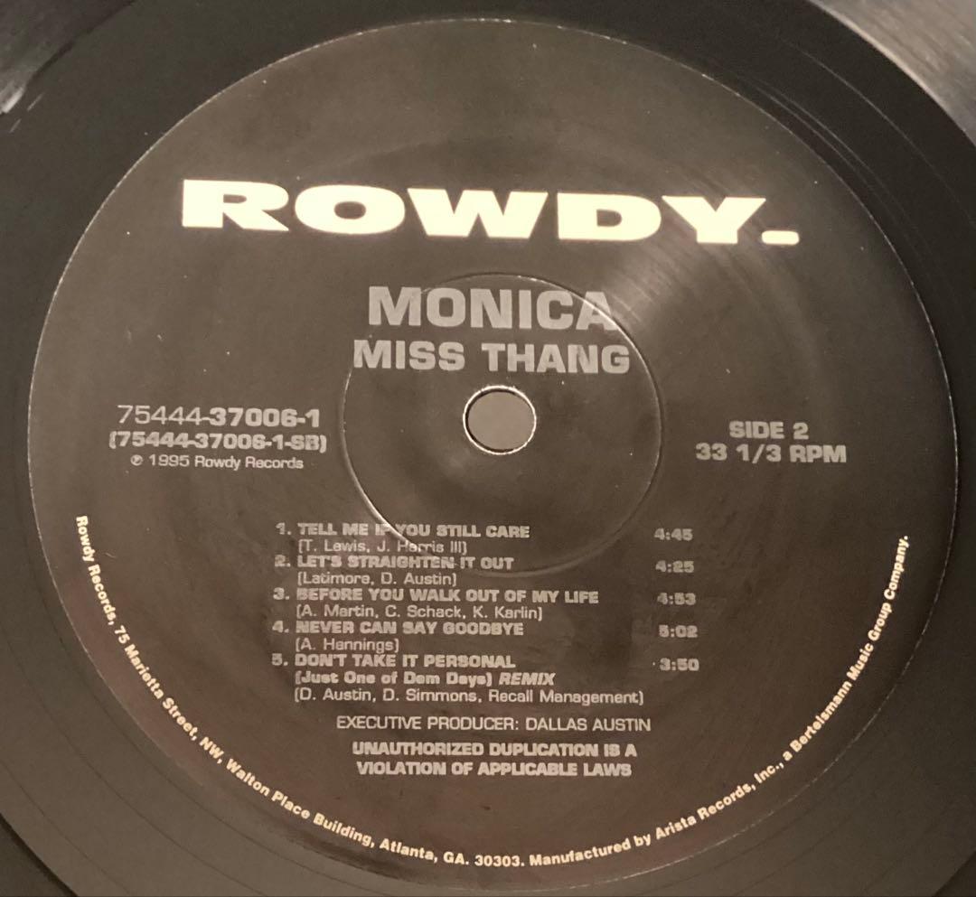 (USED)Monica – Miss Thang オリジナル盤アナログレコード