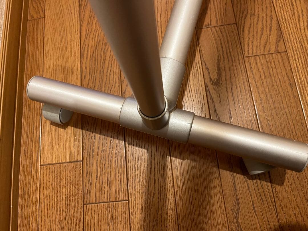 アルミ製　伸縮ハンガーラック　キャスター付　無印良品　廃番　3台