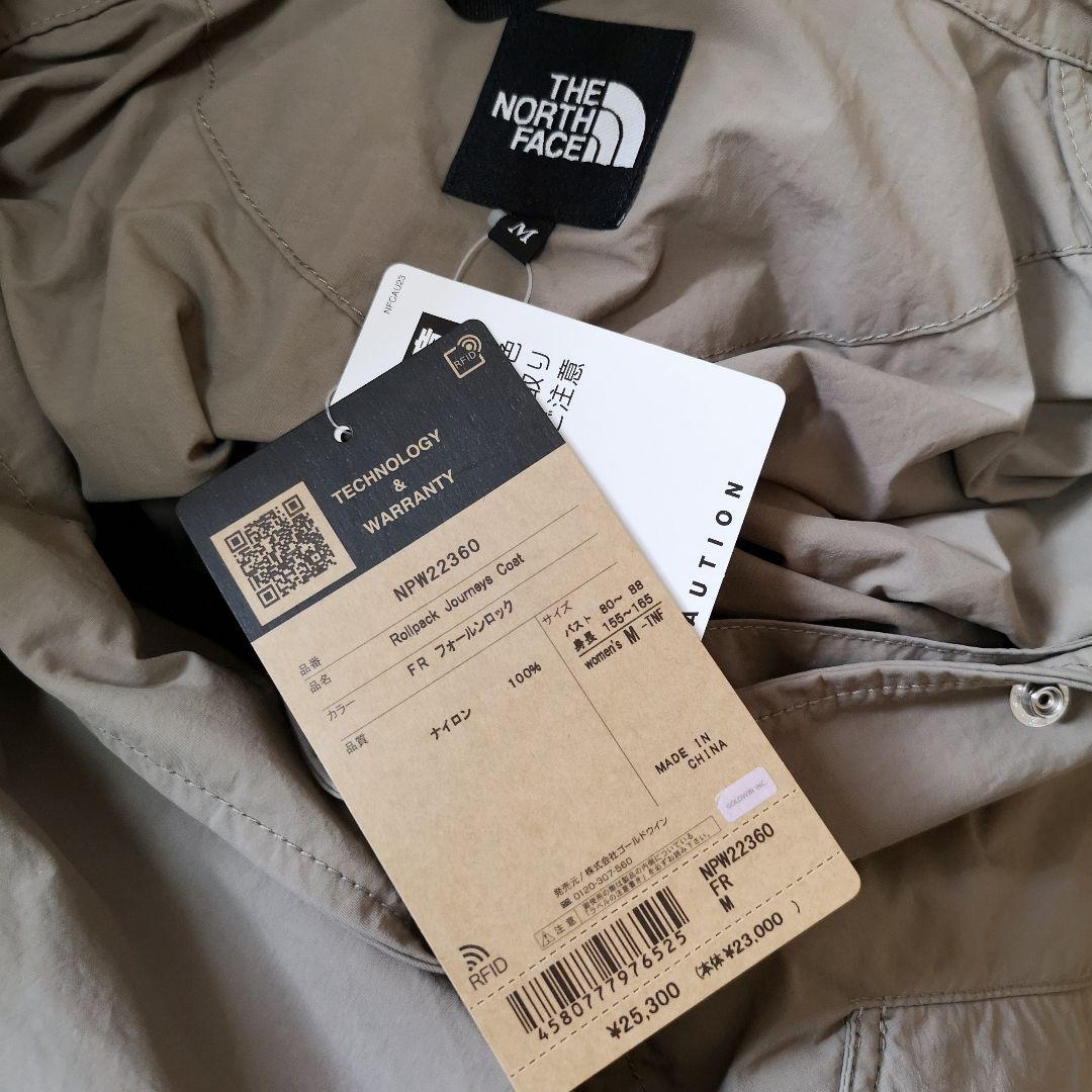ノースフェイス ロールパックジャーニーズコート NPW22360 Mサイズ