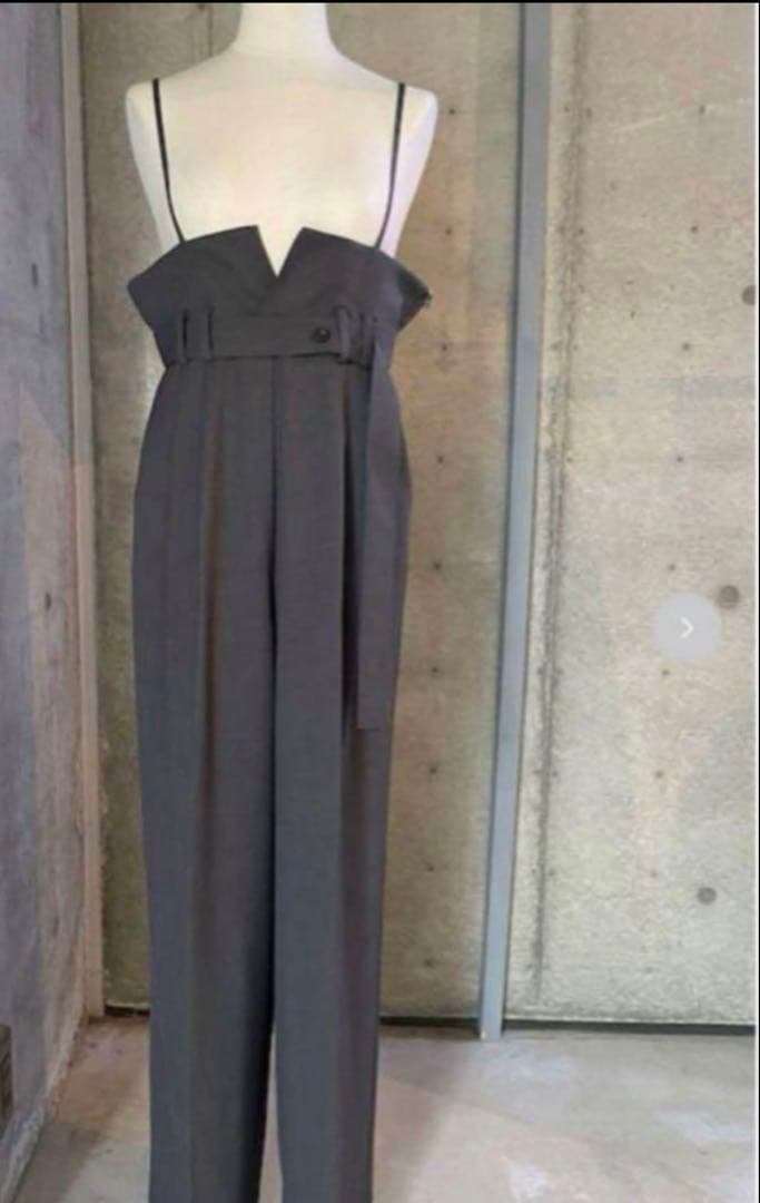 roughlow ヴェルソー high-waist wide salopette