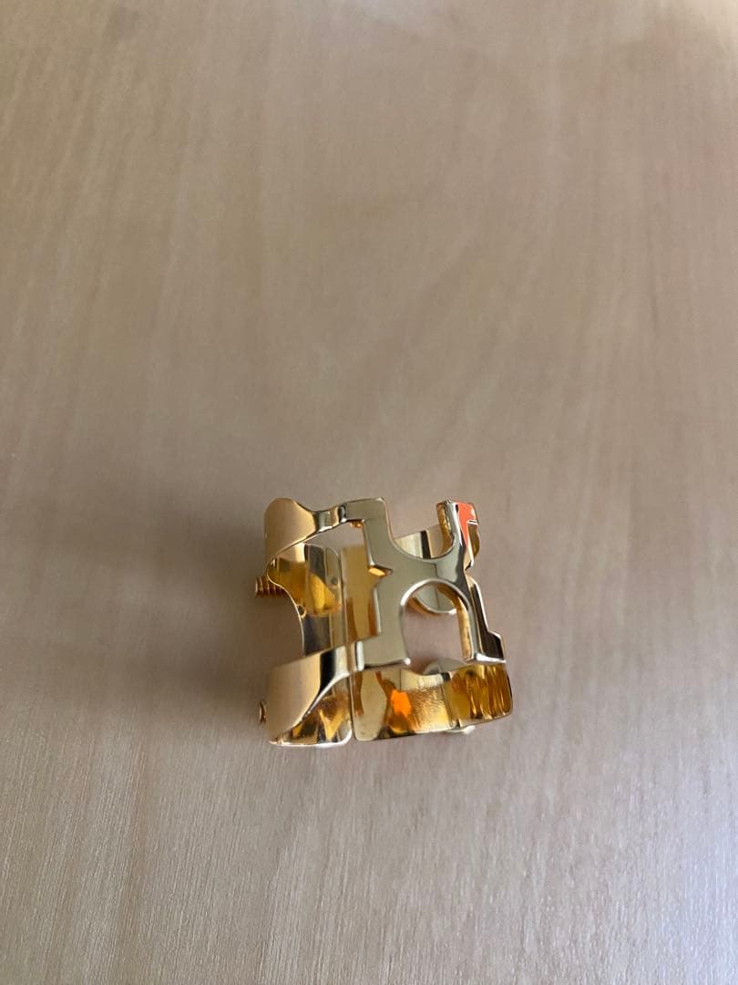 ハリソンハーツ アルトサックスリガチャー ゴールドプレート HALISON