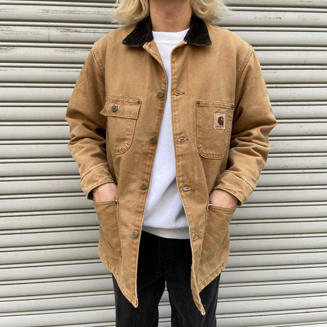 henachoco 00s☆カーハート☆ミシガンチョアコート☆カバーオール