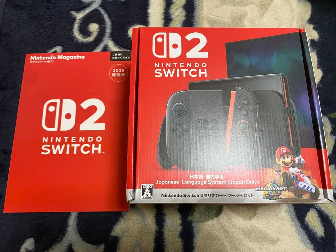 [中古]Nintendo Switch 2 本体(保護フィルム貼り)+ケース付き