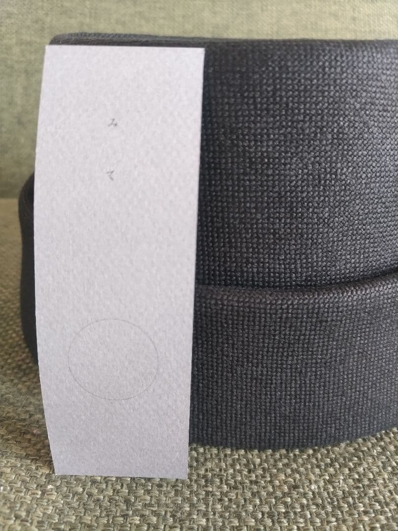 mite えん帽子　みて　リネンキャンバス　○試着のみ○