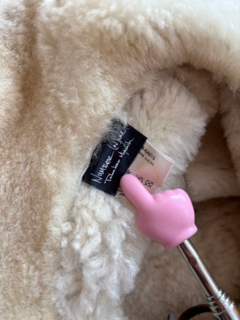 ナンバーナイン　ムートンハット　色褪せあり