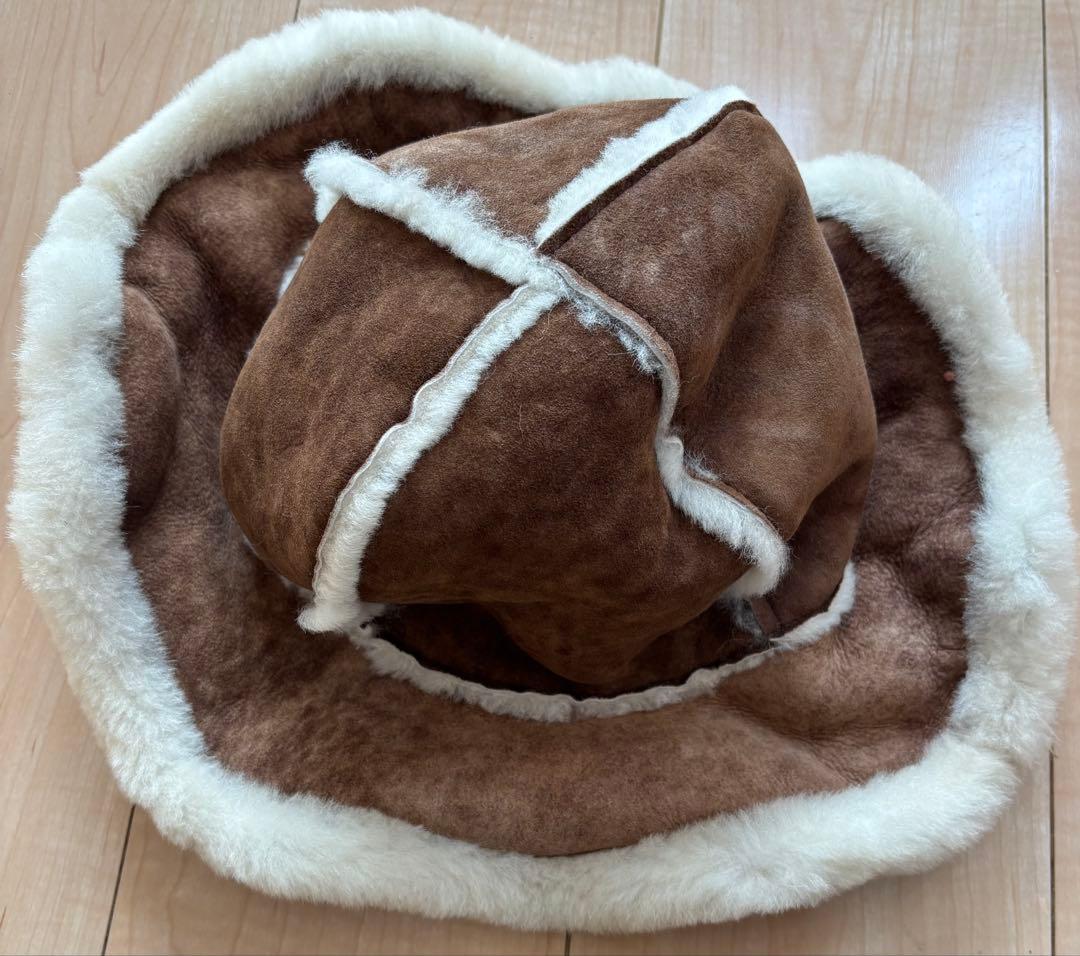 ナンバーナイン　ムートンハット　色褪せあり