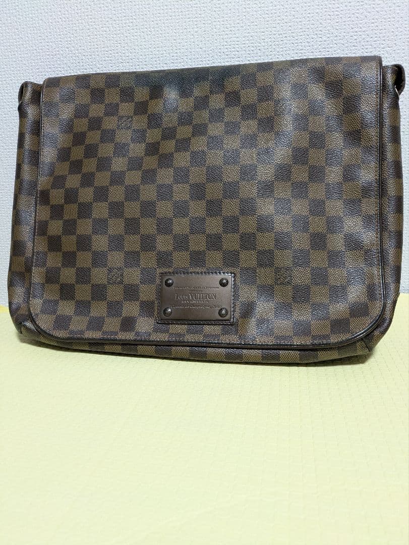 確実本物:LouisVuittonダミエ　ブルックリンGM