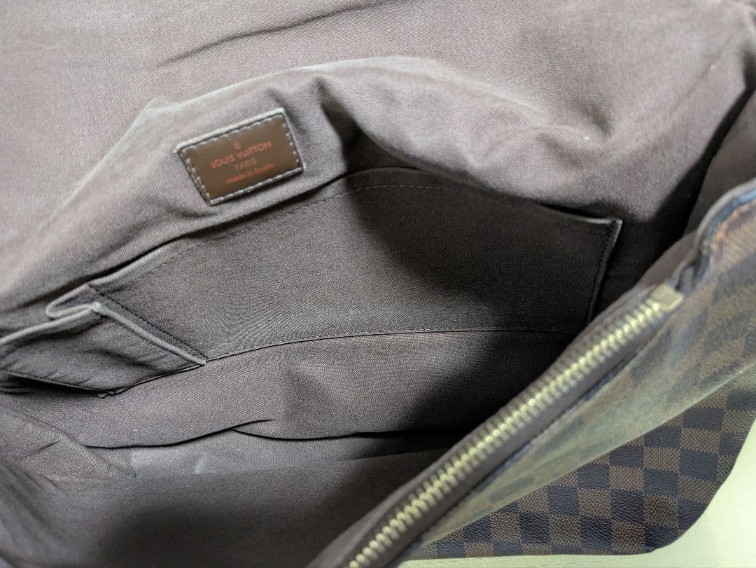 確実本物:LouisVuittonダミエ　ブルックリンGM