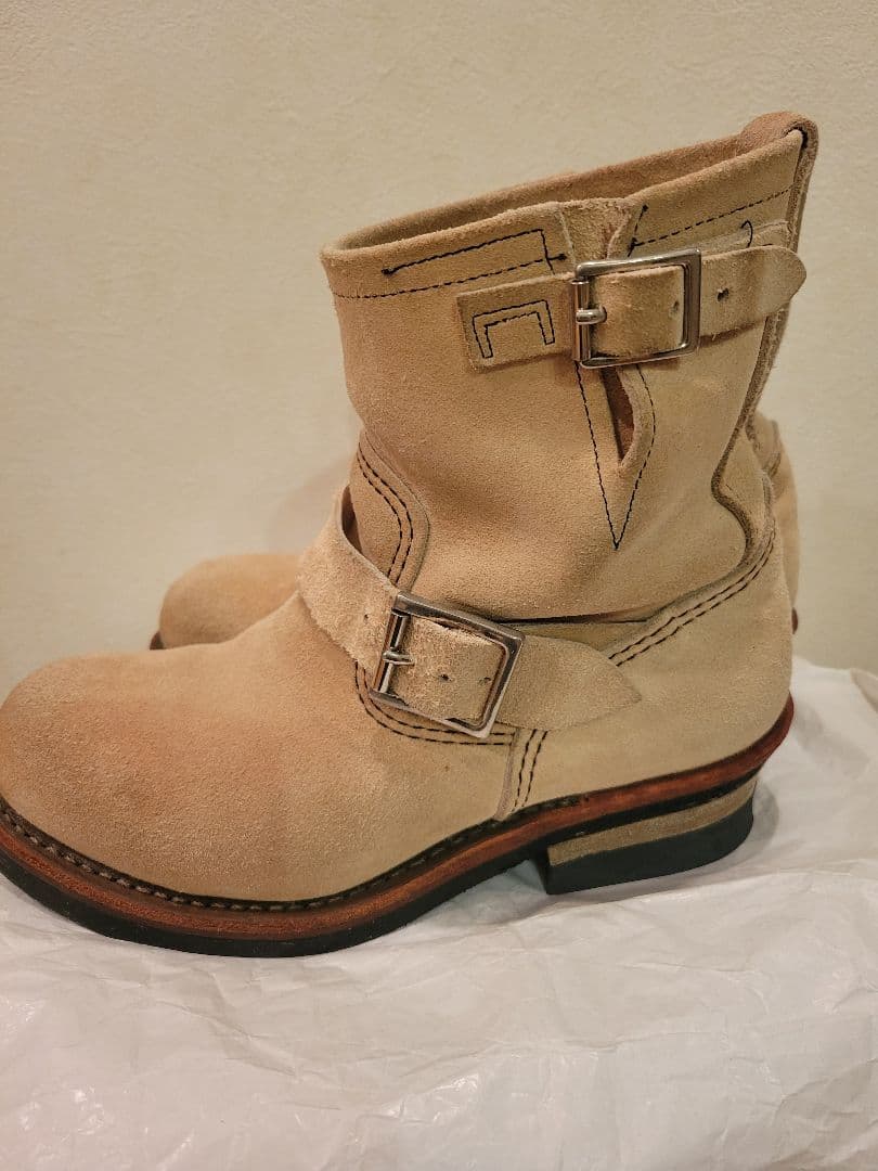 土日セール　美品　2965　ショートエンジニア　レッドウィング　6.0