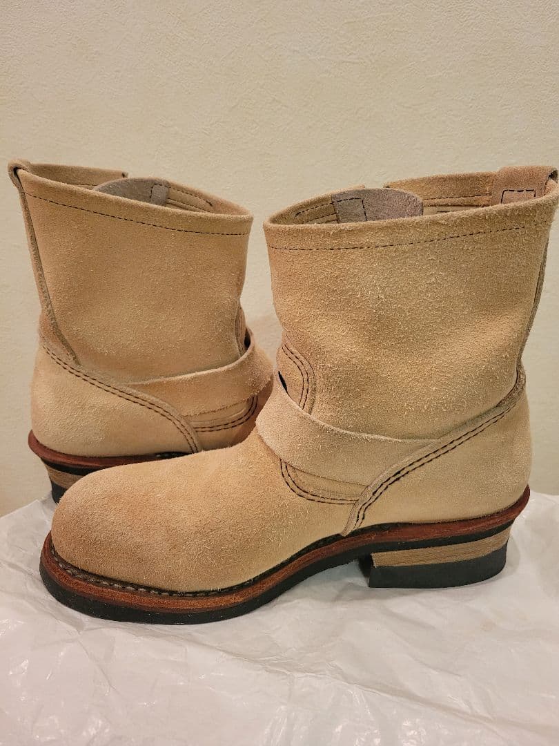 土日セール　美品　2965　ショートエンジニア　レッドウィング　6.0