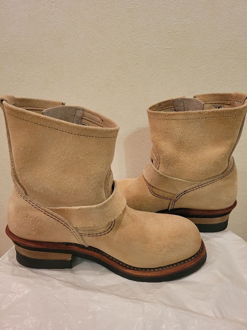 土日セール　美品　2965　ショートエンジニア　レッドウィング　6.0