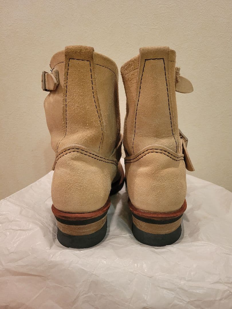 土日セール　美品　2965　ショートエンジニア　レッドウィング　6.0