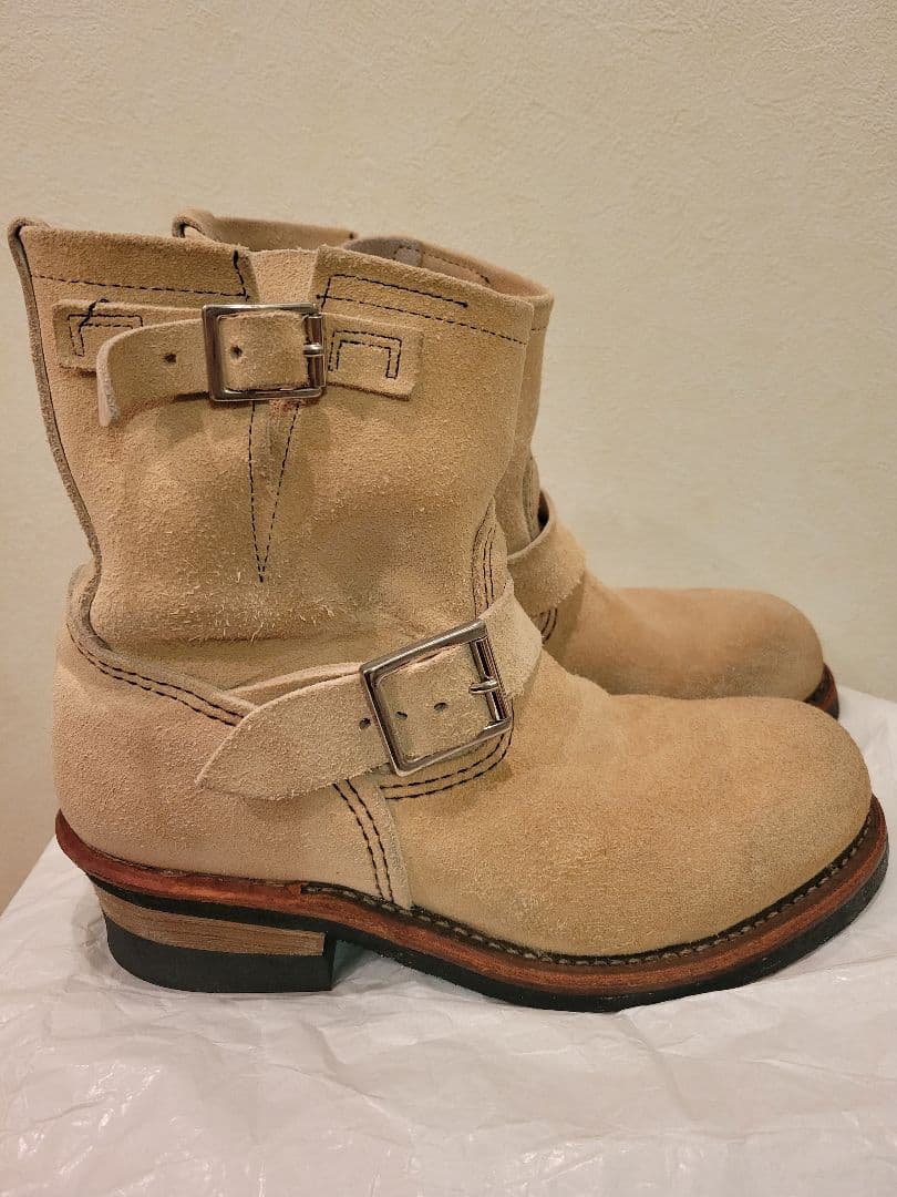 土日セール　美品　2965　ショートエンジニア　レッドウィング　6.0