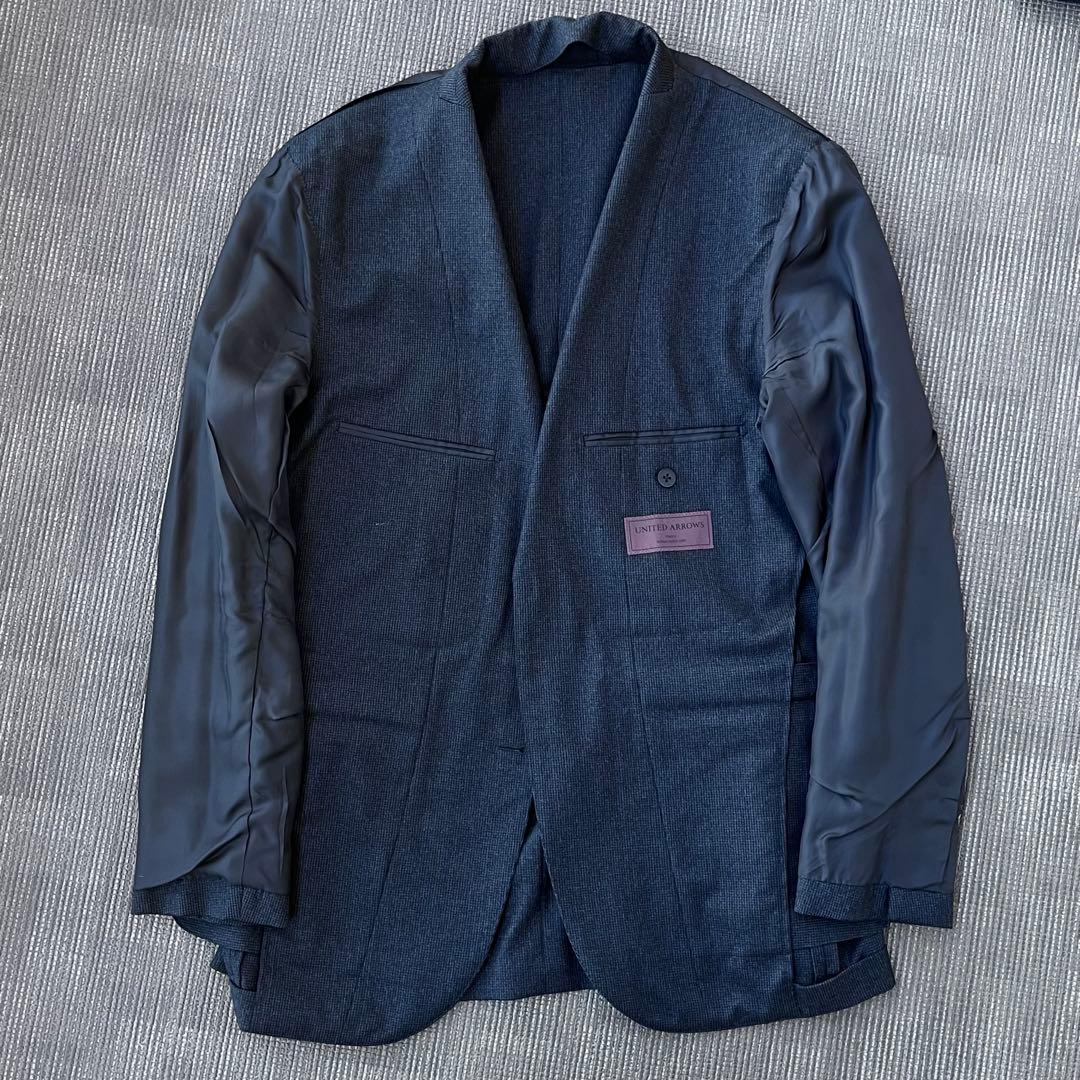 ユナイテッドアローズ レダ ハウンドトゥース スーツ 48