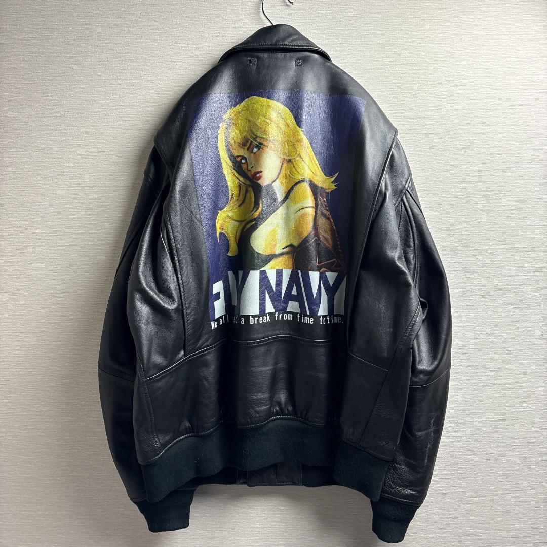 美品 AVIREX A2 Flight JKT GIRLL L アヴィレックス