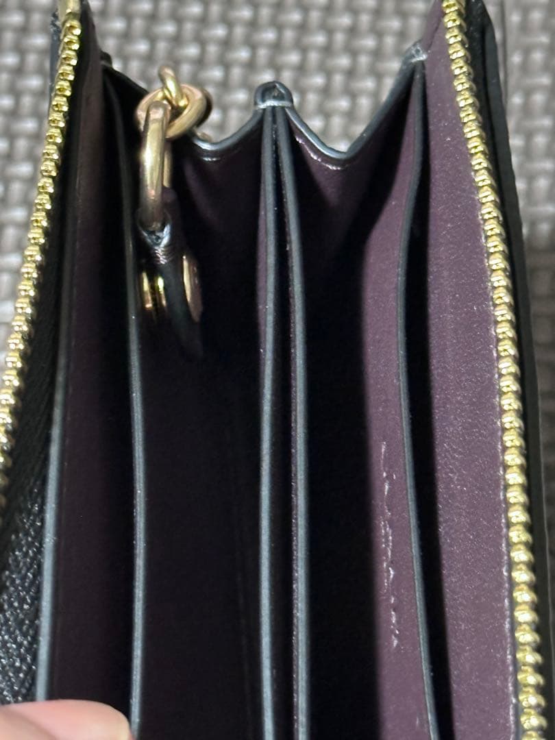 COACH ブラック レザー キーケース　スマートキー　パスケース　ケース