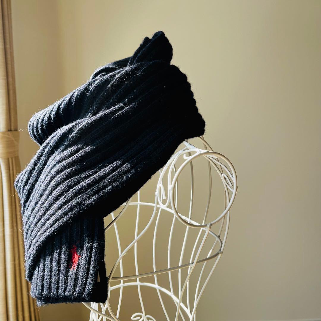 【新品】Polo Ralph Lauren マフラーとニット帽セット　クリスマス