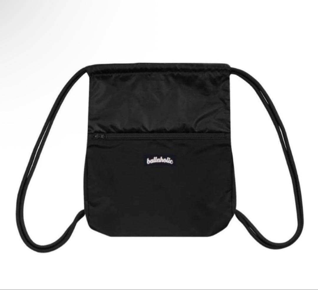 バスケ用バッグ Logo Zip Pocket Gymsack black