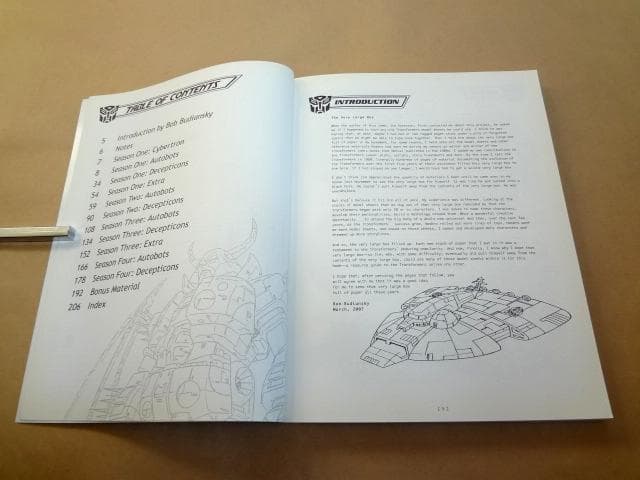 ★ トランスフォーマ 設定資料集 TRANSFORMERS THE ARK ★