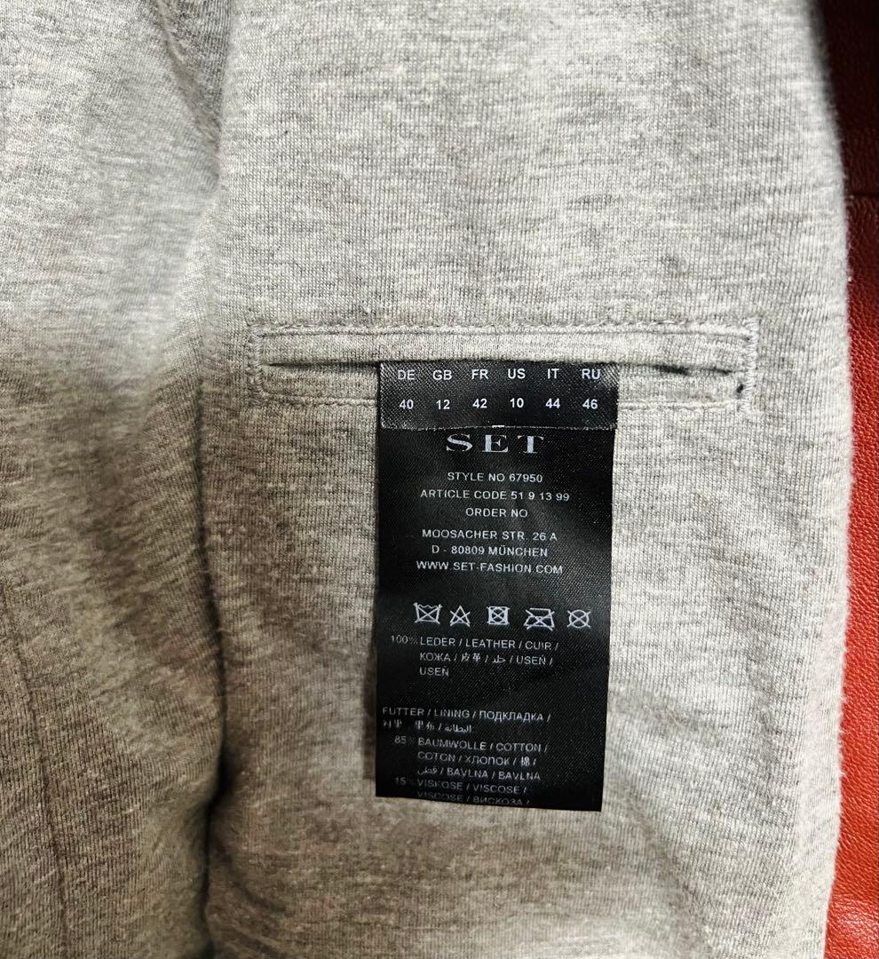 レザー ライダースジャケット 赤