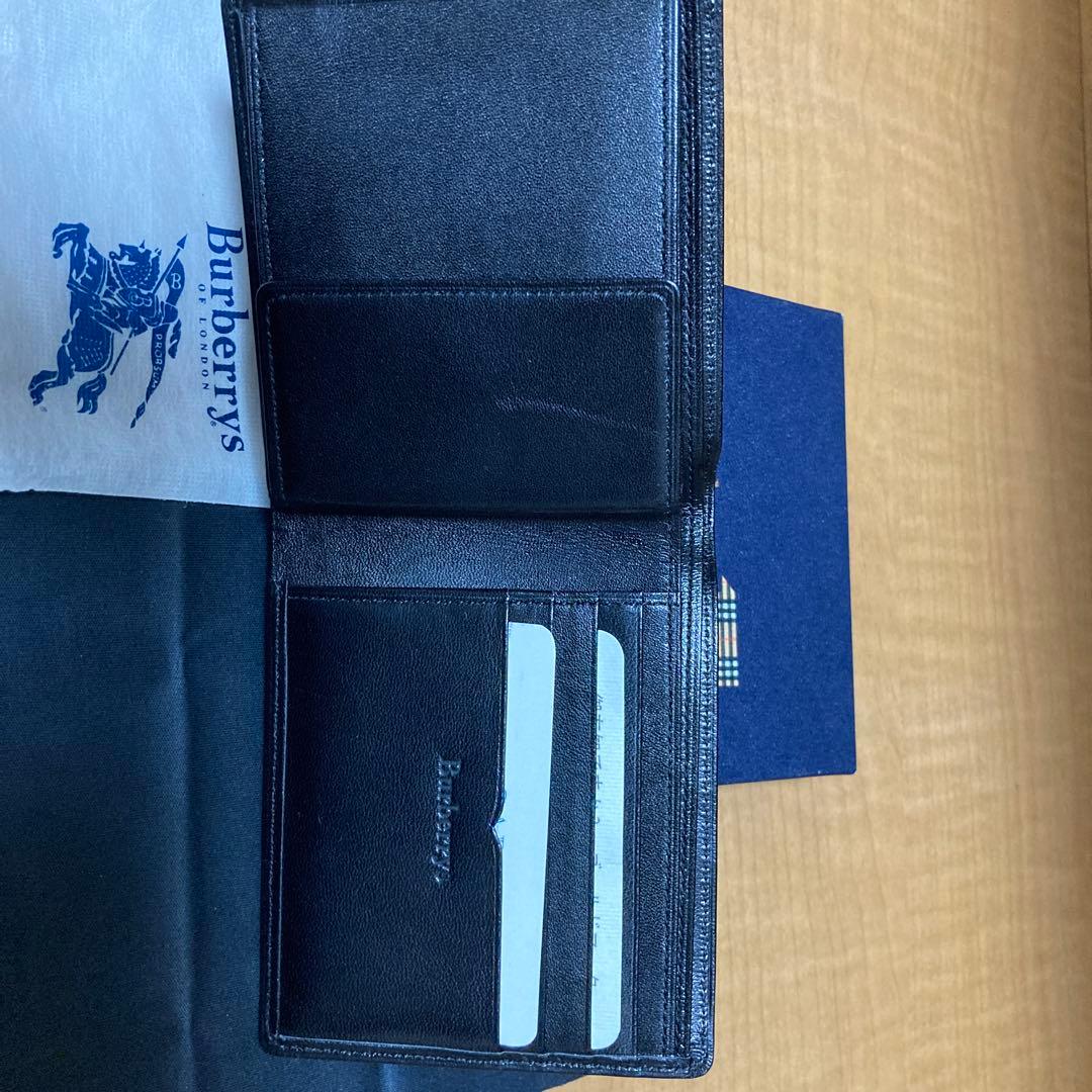 新品未使用　BURBERRY 折り財布　ノバチェック　レザー