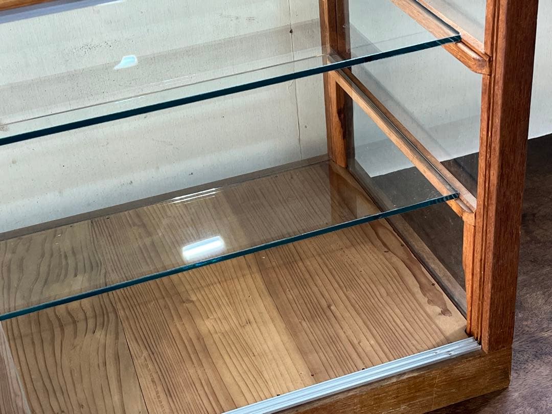 K*M様 昭和レトロ 木枠ガラスケース 和菓子店の陳列ケース ガラスショーケース