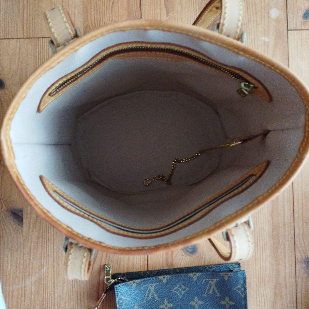 ルイ・ヴィトン M42238 プチ・バケット+ポーチ モノグラム