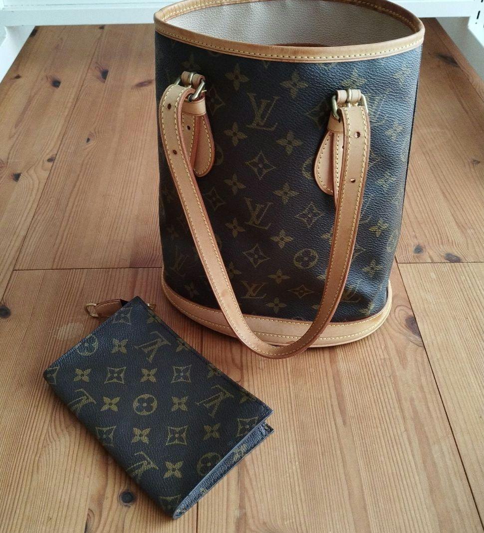 ルイ・ヴィトン M42238 プチ・バケット+ポーチ モノグラム