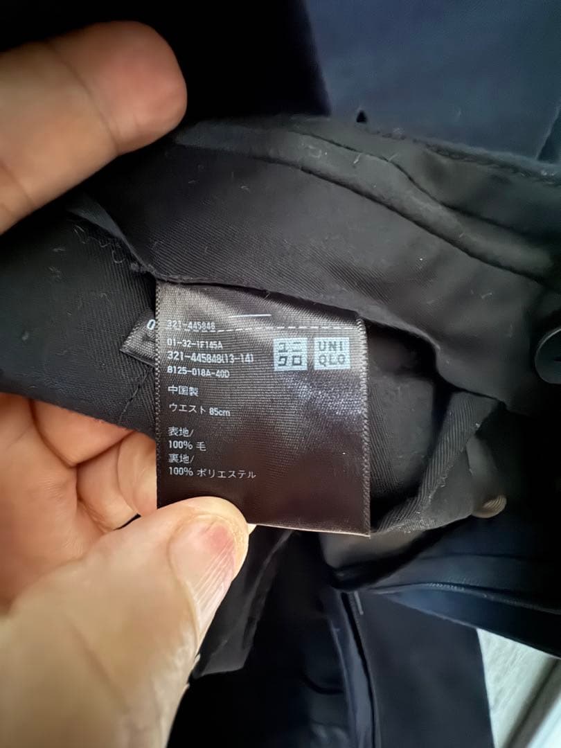 ユニクロ　＋Ｊ　ネイビー ブレザー スラックス セット