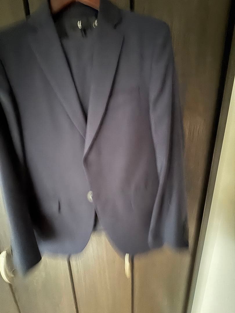 ユニクロ　＋Ｊ　ネイビー ブレザー スラックス セット