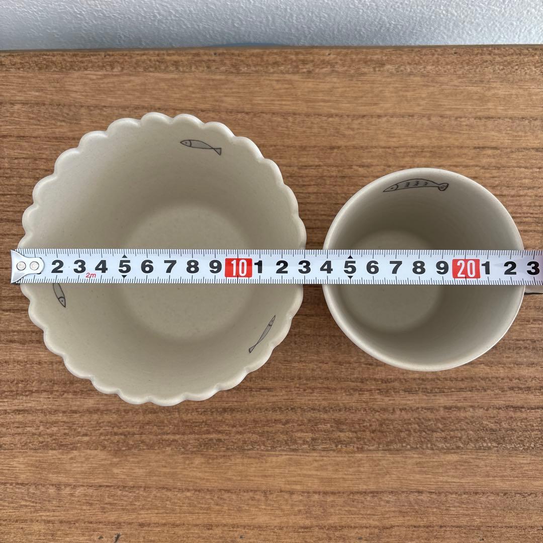 assa. グンジアズサさん　深鉢とマグカップのセット