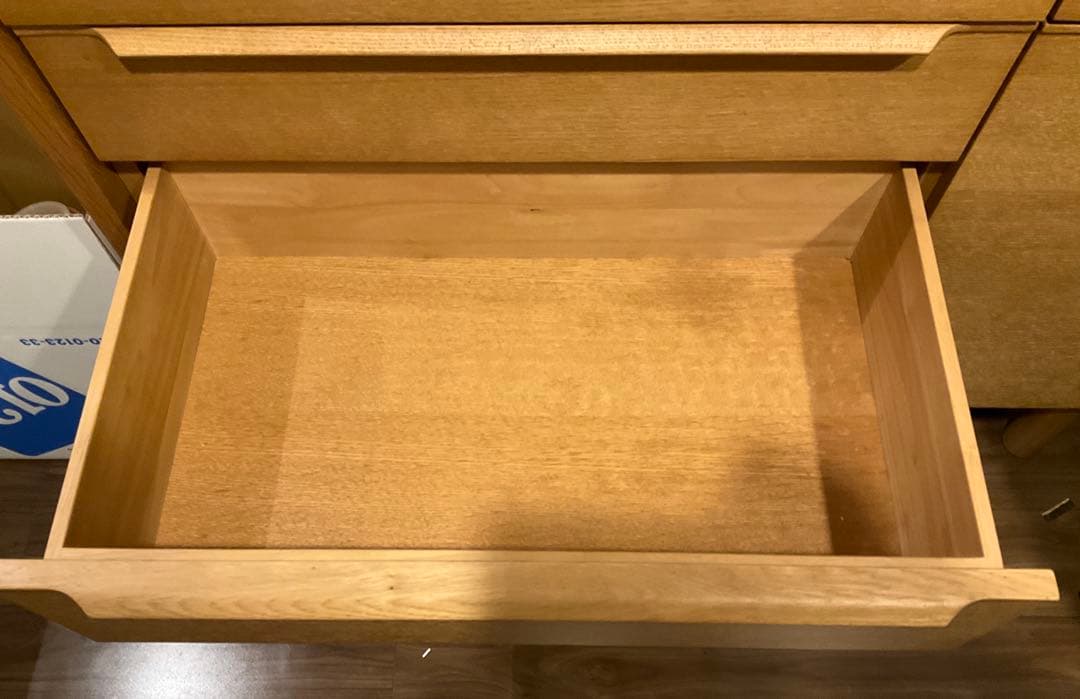 k*n様 ダイニングボード/ホワイトオーク/スライドレール/無垢材/食器棚